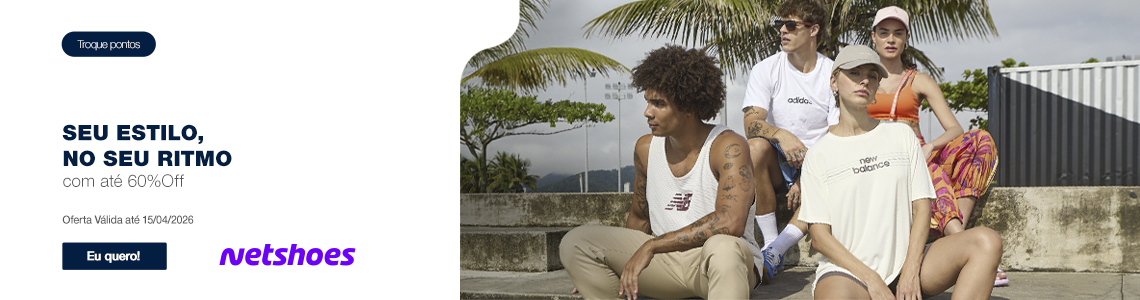 SEU RITMO NETSHOES 60% OFF