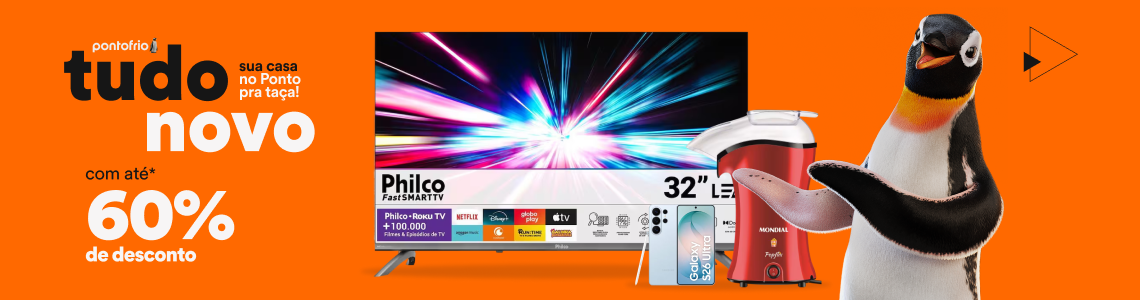 TUDO NOVO 60% OFF