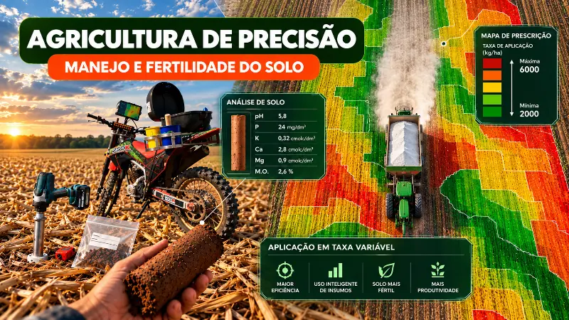 AGRICULTURA DE PRECISÃO FERTILIDADE DE SOLO