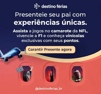 DIA DOS PAIS - VIAGENS E EXPERIÊNCIAS