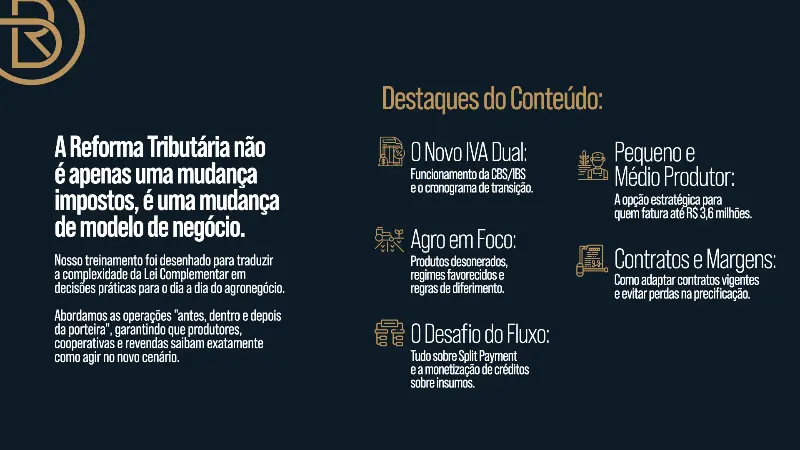 Treinamento Prático sobre CBS e IBS - 1