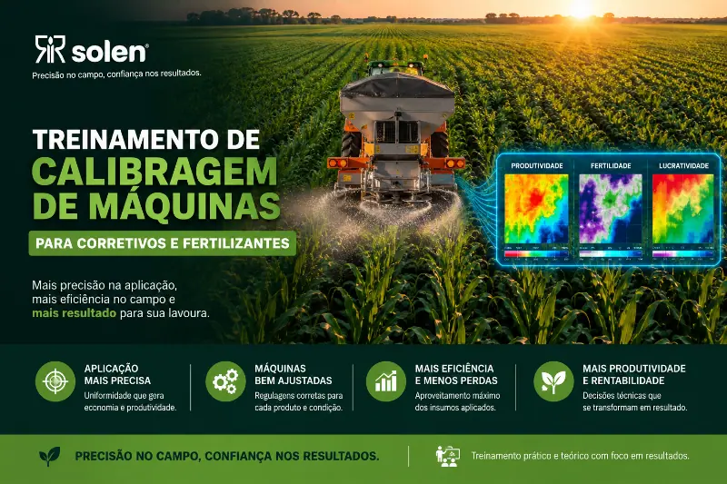 Treinamento Qualidade Aplicação Fertilizantes e Corretivos a Lanço
