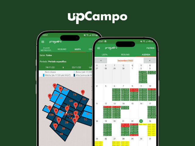 Software + aplicativo para gestão e levantamentos MIP - upCampo - 2