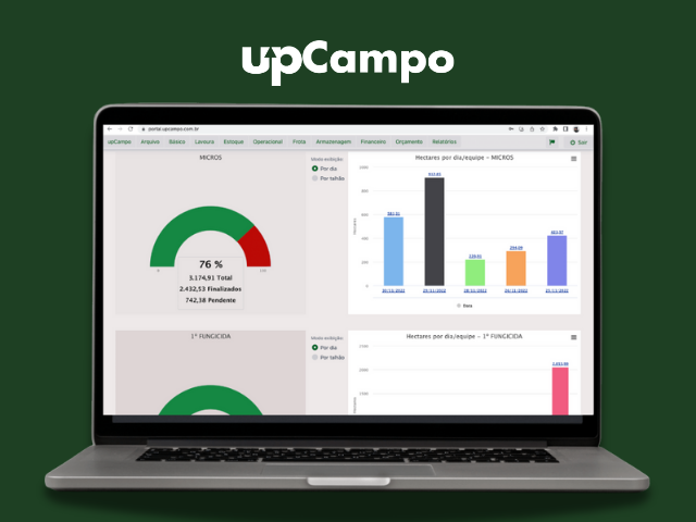 Software + aplicativo para gestão e levantamentos MIP - upCampo - 3